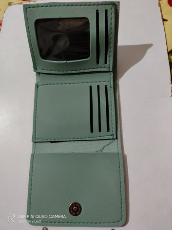 Multi Card Slots Cute Women Wallets Lighteeight Cute Three Fold Card Bag For Casual Use Carry Young Girls Student Gift Item