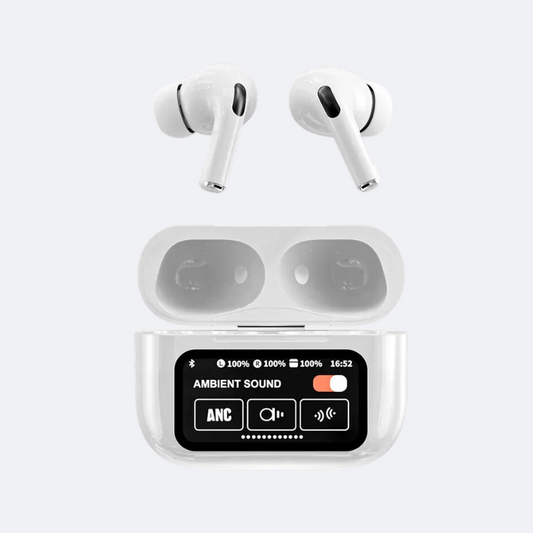 A9 Pro ANC/ENC Display Wireless Earbuds - With Free Cash on Delivery