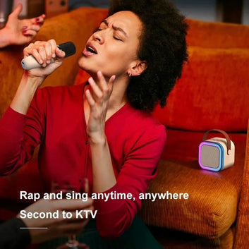 K12 Wireless Karaoke Bluetooth Speaker with Microphone - FREE COD