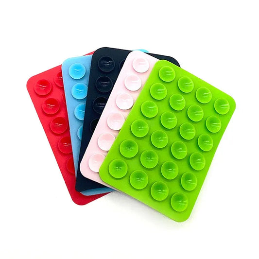 2 Silicone Suction Pad Phone Holder Self-Adhesive Rubber Sucker Holder For VR Mobile Accessories